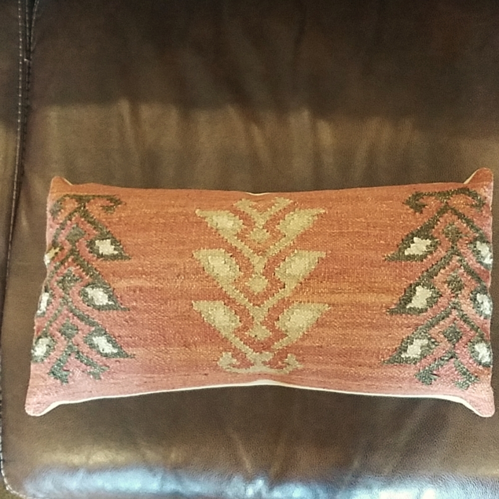 Grandinroad Kilim Indoor Lumbar Throw Pillow